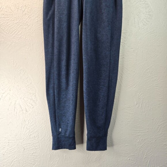 NoBull Jogger Pants Small Navy Blue Stretchy Athletic Workout Pull On Drawstring - Picture 4 of 9